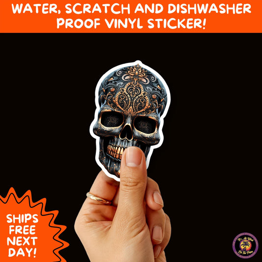 HALLOWEEN VINYL STICKERS | Spooky Ghosts, Witches, Pumpkins, Skulls and Bats – Waterproof Halloween Sticker Pack for All Ages