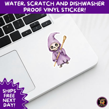 HALLOWEEN VINYL STICKERS | Spooky Ghosts, Witches, Pumpkins, Skulls and Bats – Waterproof Halloween Sticker Pack for All Ages