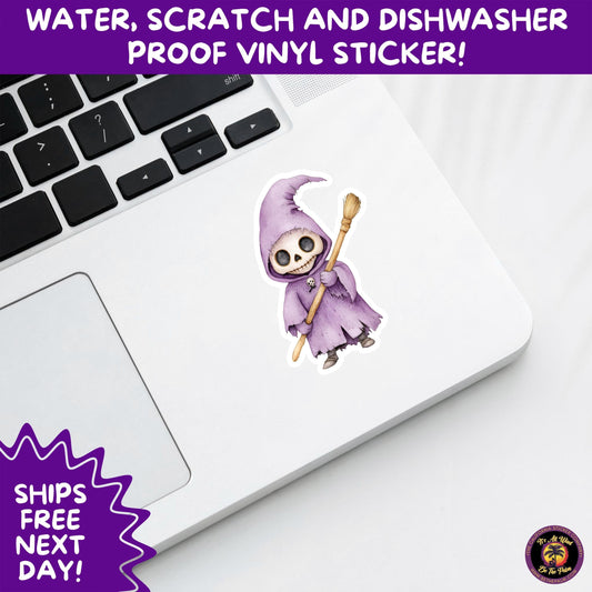 HALLOWEEN VINYL STICKERS | Spooky Ghosts, Witches, Pumpkins, Skulls and Bats – Waterproof Halloween Sticker Pack for All Ages