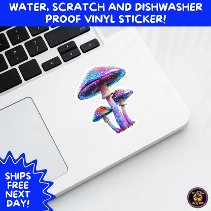 PSYCHEDELIC ART STICKERS | Trippy Groovy Vinyl Decals for Journals, Water Bottles, Laptops, Hippie Aesthetic Stickers for Vibe Lovers