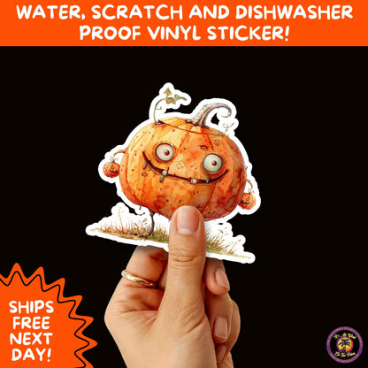 HALLOWEEN VINYL STICKERS | Spooky Ghosts, Witches, Pumpkins, Skulls and Bats – Waterproof Halloween Sticker Pack for All Ages