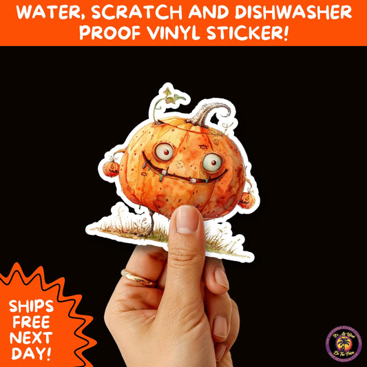 HALLOWEEN VINYL STICKERS | Spooky Ghosts, Witches, Pumpkins, Skulls and Bats – Waterproof Halloween Sticker Pack for All Ages