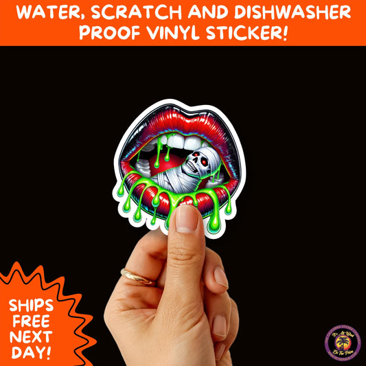 HALLOWEEN VINYL STICKERS | Spooky Ghosts, Witches, Pumpkins, Skulls and Bats – Waterproof Halloween Sticker Pack for All Ages