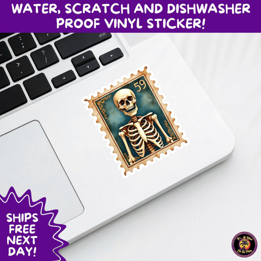 HALLOWEEN VINYL STICKERS | Spooky Ghosts, Witches, Pumpkins, Skulls and Bats – Waterproof Halloween Sticker Pack for All Ages