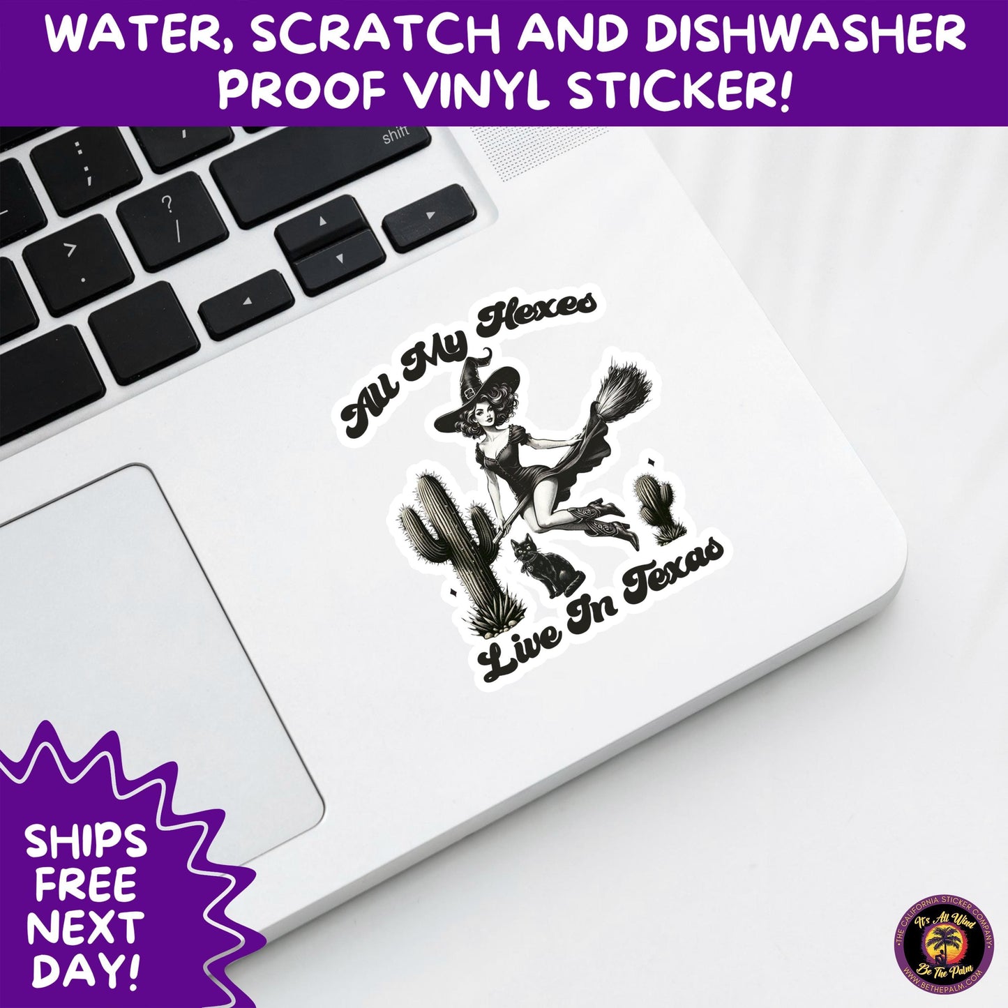 HALLOWEEN VINYL STICKERS | Spooky Ghosts, Witches, Pumpkins, Skulls and Bats – Waterproof Halloween Sticker Pack for All Ages