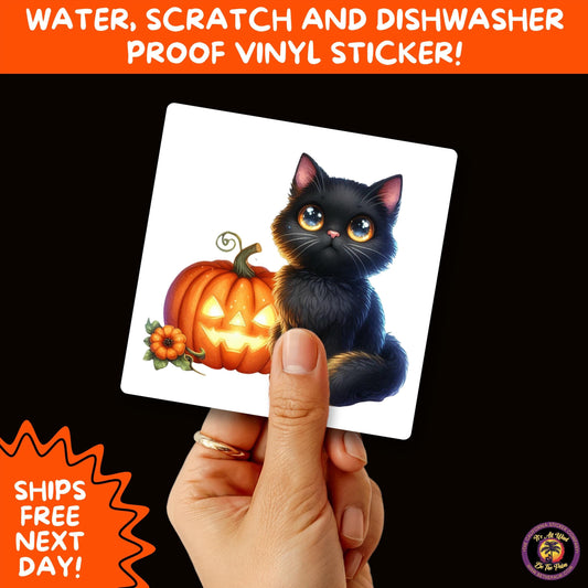 HALLOWEEN VINYL STICKERS | Spooky Ghosts, Witches, Pumpkins, Skulls and Bats – Waterproof Halloween Sticker Pack for All Ages