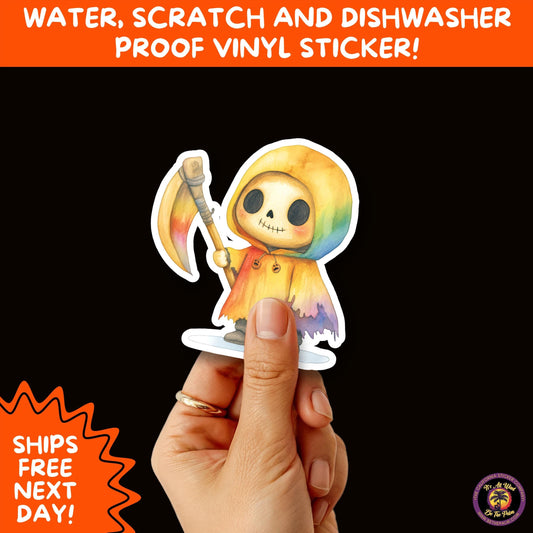 HALLOWEEN VINYL STICKERS | Spooky Ghosts, Witches, Pumpkins, Skulls and Bats – Waterproof Halloween Sticker Pack for All Ages