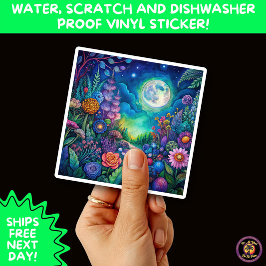 PSYCHEDELIC ART STICKERS | Trippy Groovy Vinyl Decals for Journals, Water Bottles, Laptops, Hippie Aesthetic Stickers for Vibe Lovers