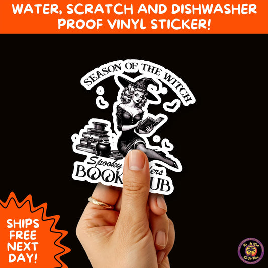 HALLOWEEN VINYL STICKERS | Spooky Ghosts, Witches, Pumpkins, Skulls and Bats – Waterproof Halloween Sticker Pack for All Ages