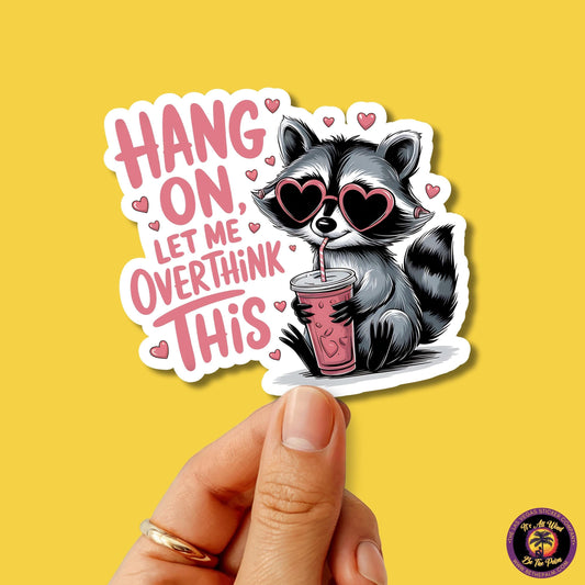 RACCOON STICKER | funny sticker, laptop sticker, stickers, stickers for hydro, vinyl stickers, meme sticker, water bottle sticker