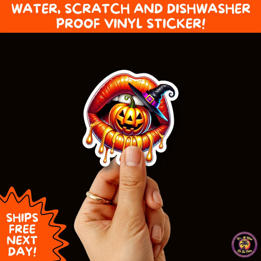 HALLOWEEN VINYL STICKERS | Spooky Ghosts, Witches, Pumpkins, Skulls and Bats – Waterproof Halloween Sticker Pack for All Ages