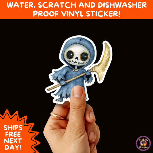 HALLOWEEN VINYL STICKERS | Spooky Ghosts, Witches, Pumpkins, Skulls and Bats – Waterproof Halloween Sticker Pack for All Ages