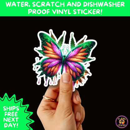 PSYCHEDELIC ART STICKERS | Trippy Groovy Vinyl Decals for Journals, Water Bottles, Laptops, Hippie Aesthetic Stickers for Vibe Lovers