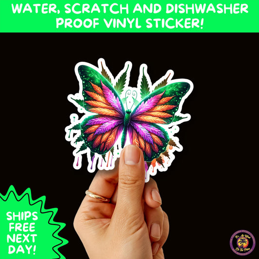 PSYCHEDELIC ART STICKERS | Trippy Groovy Vinyl Decals for Journals, Water Bottles, Laptops, Hippie Aesthetic Stickers for Vibe Lovers