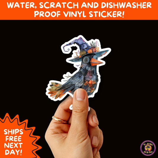 HALLOWEEN VINYL STICKERS | Spooky Ghosts, Witches, Pumpkins, Skulls and Bats – Waterproof Halloween Sticker Pack for All Ages