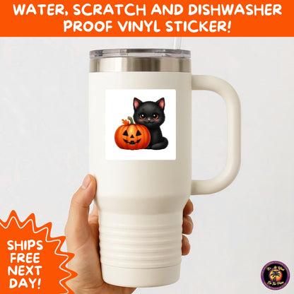 HALLOWEEN VINYL STICKERS | Spooky Ghosts, Witches, Pumpkins, Skulls and Bats – Waterproof Halloween Sticker Pack for All Ages