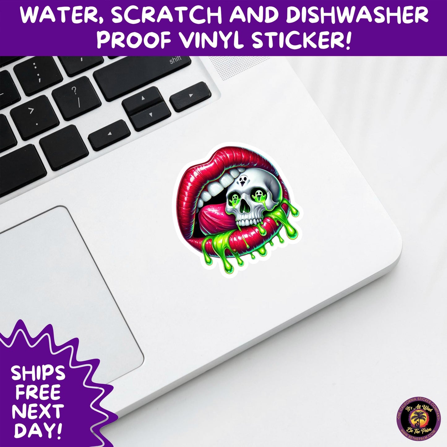 HALLOWEEN VINYL STICKERS | Spooky Ghosts, Witches, Pumpkins, Skulls and Bats – Waterproof Halloween Sticker Pack for All Ages