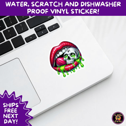 HALLOWEEN VINYL STICKERS | Spooky Ghosts, Witches, Pumpkins, Skulls and Bats – Waterproof Halloween Sticker Pack for All Ages