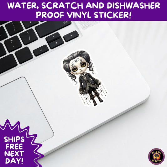 HALLOWEEN VINYL STICKERS | Spooky Ghosts, Witches, Pumpkins, Skulls and Bats – Waterproof Halloween Sticker Pack for All Ages
