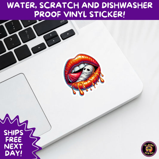 HALLOWEEN VINYL STICKERS | Spooky Ghosts, Witches, Pumpkins, Skulls and Bats – Waterproof Halloween Sticker Pack for All Ages