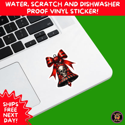 GOTHIC CHRISTMAS STICKERS Dark Holiday Aesthetic Stickers | Spooky Cute Christmas Decor | Goth Planner Stickers for Gifts & Cards