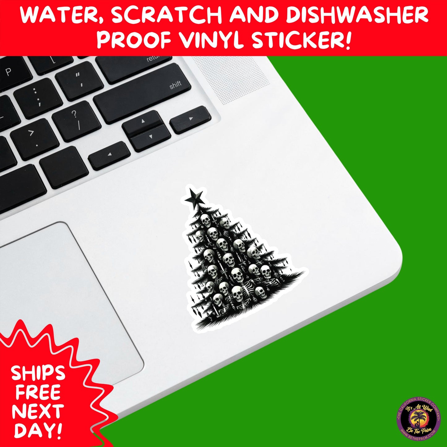 GOTHIC CHRISTMAS STICKERS Dark Holiday Aesthetic Stickers | Spooky Cute Christmas Decor | Goth Planner Stickers for Gifts & Cards