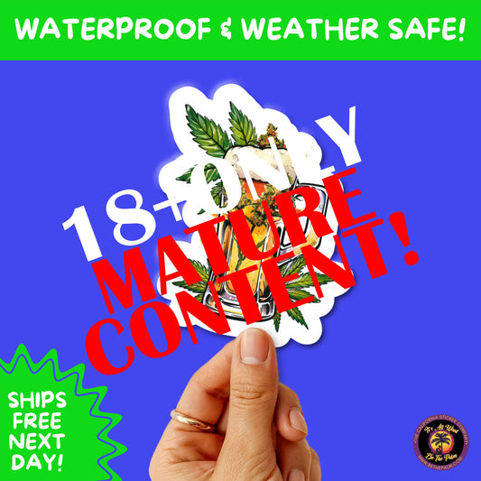 WEED STICKER SET | Funny 420 Cannabis Stickers for Water Bottle, Laptop, Hydroflask, Stoner Gift Idea, Smoker Vinyl Decal Pack
