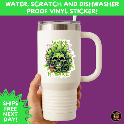 WEED STICKER SET | Funny 420 Cannabis Stickers for Water Bottle, Laptop, Hydroflask, Stoner Gift Idea, Smoker Vinyl Decal Pack
