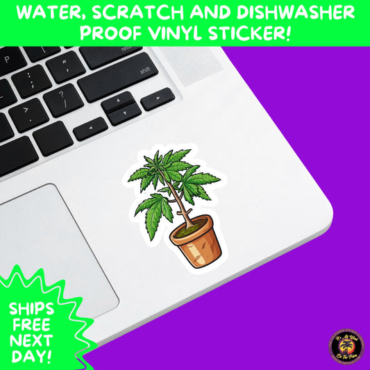 WEED STICKER SET | Funny 420 Cannabis Stickers for Water Bottle, Laptop, Hydroflask, Stoner Gift Idea, Smoker Vinyl Decal Pack