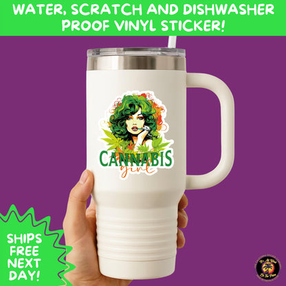 WEED STICKER SET | Funny 420 Cannabis Stickers for Water Bottle, Laptop, Hydroflask, Stoner Gift Idea, Smoker Vinyl Decal Pack