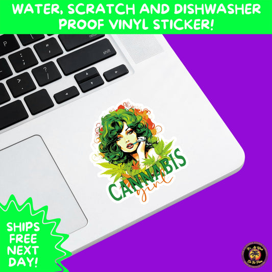 WEED STICKER SET | Funny 420 Cannabis Stickers for Water Bottle, Laptop, Hydroflask, Stoner Gift Idea, Smoker Vinyl Decal Pack