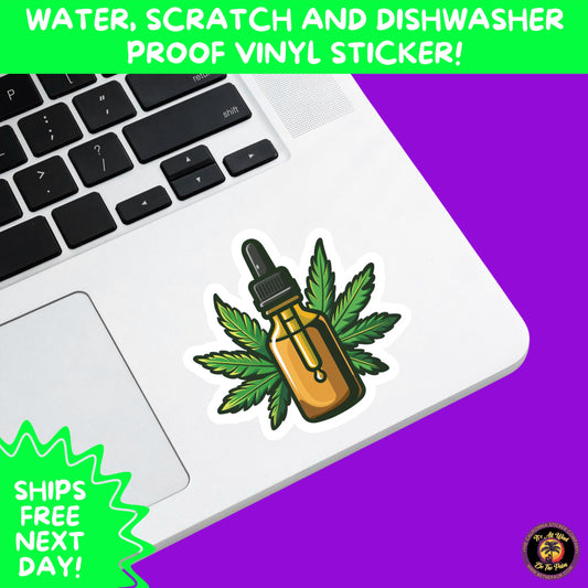 WEED STICKER SET | Funny 420 Cannabis Stickers for Water Bottle, Laptop, Hydroflask, Stoner Gift Idea, Smoker Vinyl Decal Pack