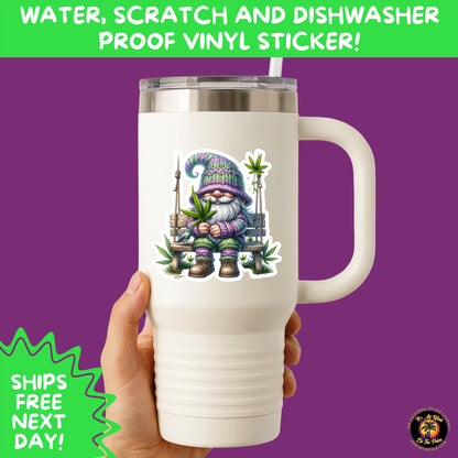 WEED STICKER SET | Funny 420 Cannabis Stickers for Water Bottle, Laptop, Hydroflask, Stoner Gift Idea, Smoker Vinyl Decal Pack