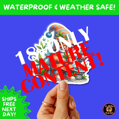 WEED STICKER SET | Funny 420 Cannabis Stickers for Water Bottle, Laptop, Hydroflask, Stoner Gift Idea, Smoker Vinyl Decal Pack