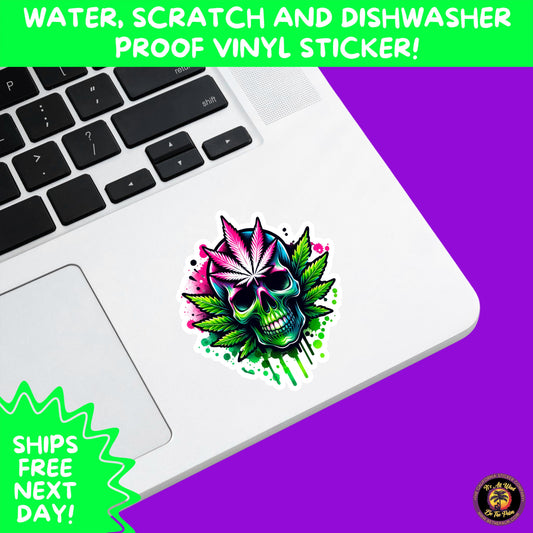 WEED STICKER SET | Funny 420 Cannabis Stickers for Water Bottle, Laptop, Hydroflask, Stoner Gift Idea, Smoker Vinyl Decal Pack
