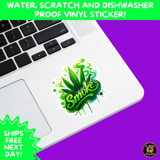 WEED STICKER SET | Funny 420 Cannabis Stickers for Water Bottle, Laptop, Hydroflask, Stoner Gift Idea, Smoker Vinyl Decal Pack