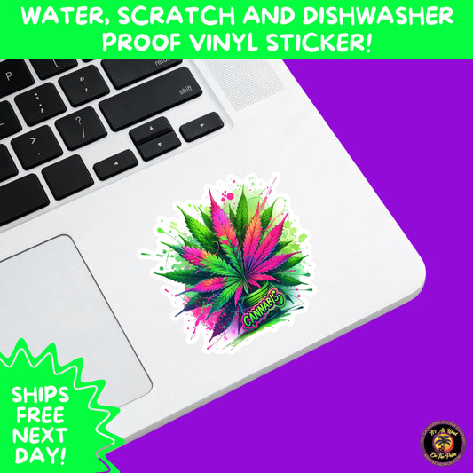 WEED STICKER SET | Funny 420 Cannabis Stickers for Water Bottle, Laptop, Hydroflask, Stoner Gift Idea, Smoker Vinyl Decal Pack