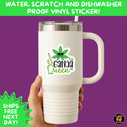 WEED STICKER SET | Funny 420 Cannabis Stickers for Water Bottle, Laptop, Hydroflask, Stoner Gift Idea, Smoker Vinyl Decal Pack