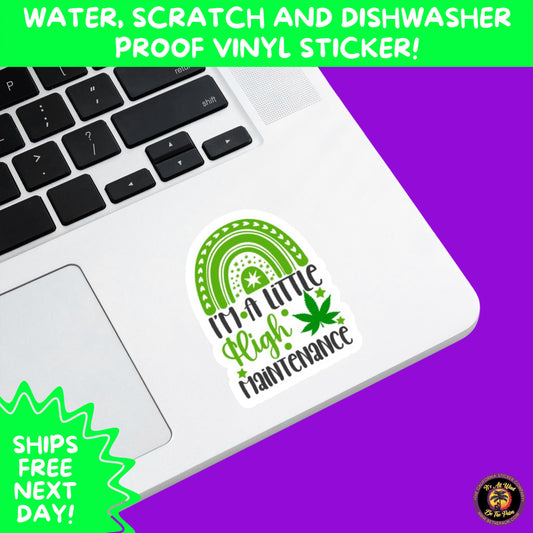 WEED STICKER SET | Funny 420 Cannabis Stickers for Water Bottle, Laptop, Hydroflask, Stoner Gift Idea, Smoker Vinyl Decal Pack