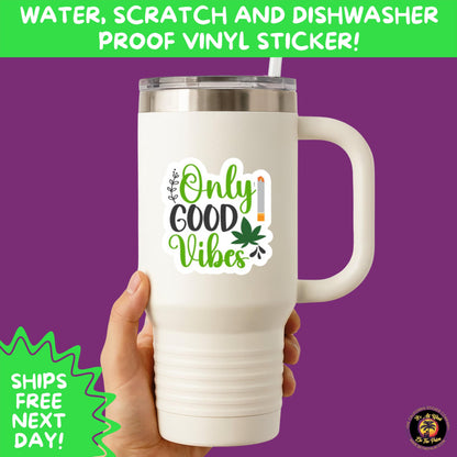 WEED STICKER SET | Funny 420 Cannabis Stickers for Water Bottle, Laptop, Hydroflask, Stoner Gift Idea, Smoker Vinyl Decal Pack