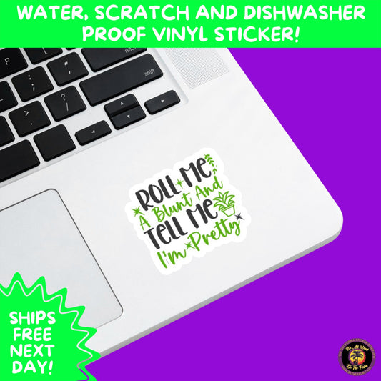 WEED STICKER SET | Funny 420 Cannabis Stickers for Water Bottle, Laptop, Hydroflask, Stoner Gift Idea, Smoker Vinyl Decal Pack
