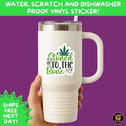 WEED STICKER SET | Funny 420 Cannabis Stickers for Water Bottle, Laptop, Hydroflask, Stoner Gift Idea, Smoker Vinyl Decal Pack