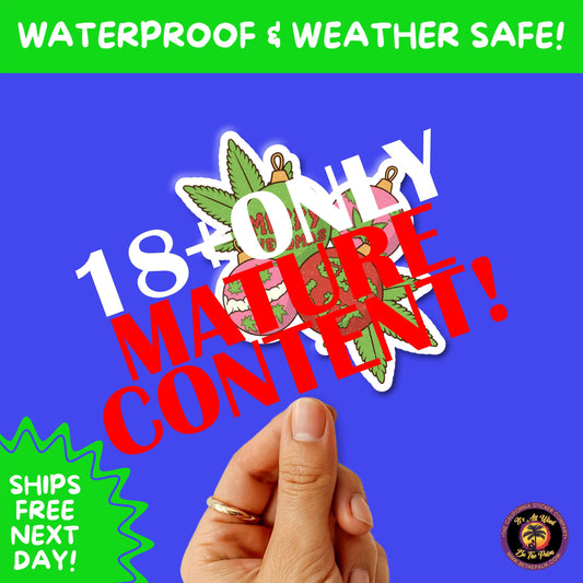 WEED STICKER SET | Funny 420 Cannabis Stickers for Water Bottle, Laptop, Hydroflask, Stoner Gift Idea, Smoker Vinyl Decal Pack