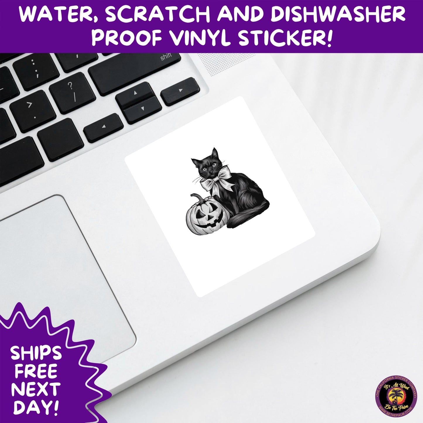 HALLOWEEN VINYL STICKERS | Spooky Ghosts, Witches, Pumpkins, Skulls and Bats – Waterproof Halloween Sticker Pack for All Ages