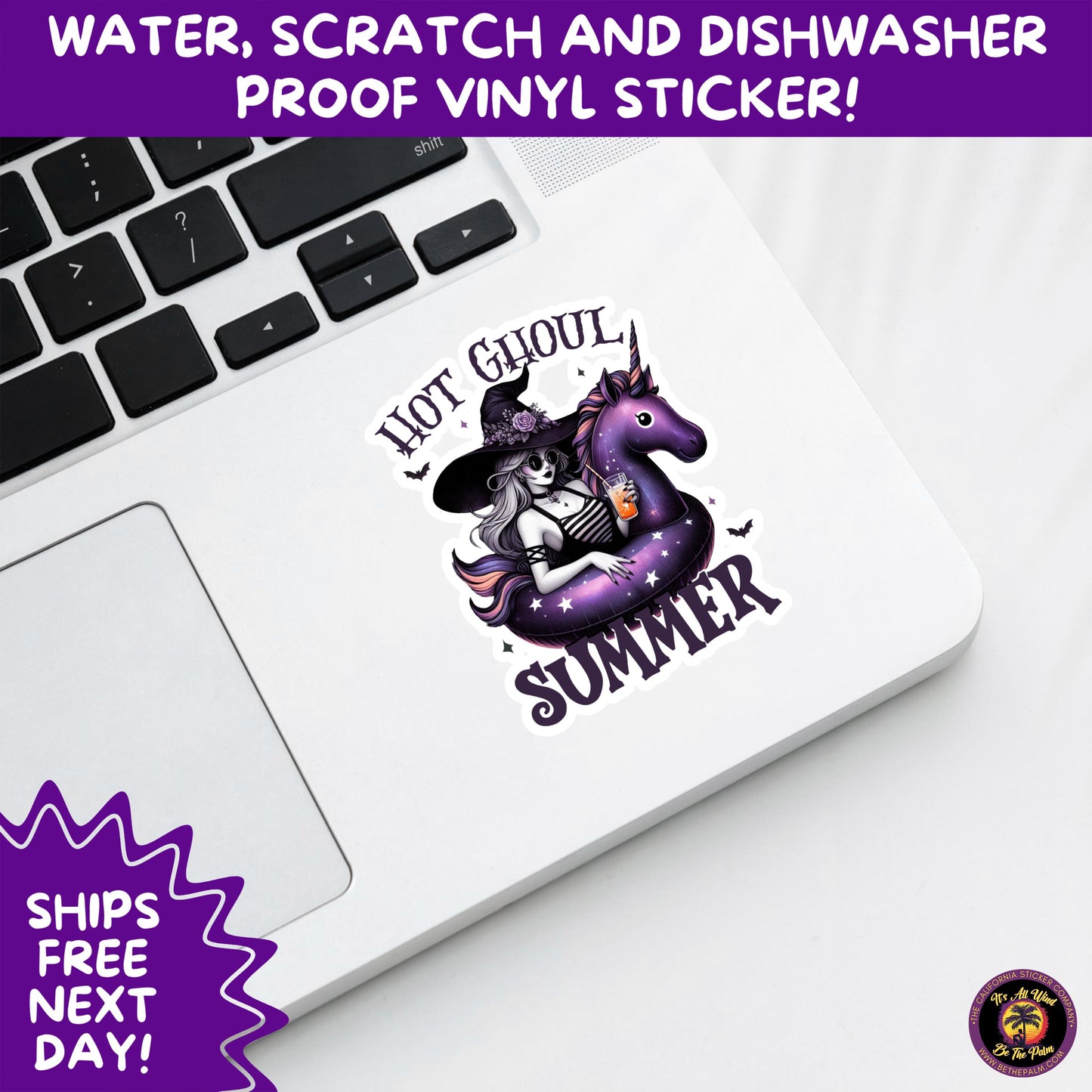 HALLOWEEN VINYL STICKERS | Spooky Ghosts, Witches, Pumpkins, Skulls and Bats – Waterproof Halloween Sticker Pack for All Ages
