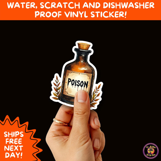 HALLOWEEN VINYL STICKERS | Spooky Ghosts, Witches, Pumpkins, Skulls and Bats – Waterproof Halloween Sticker Pack for All Ages