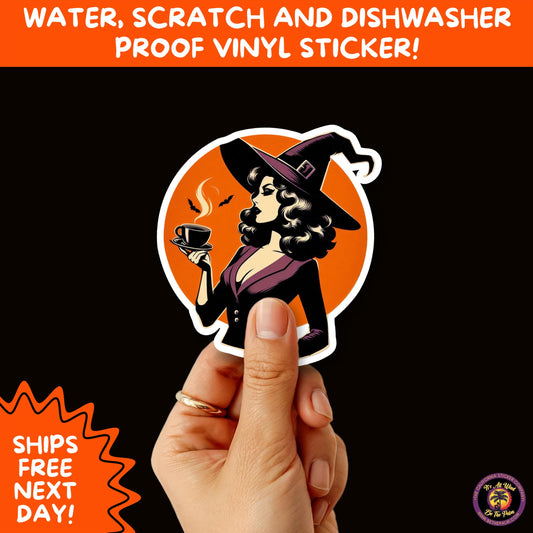 HALLOWEEN VINYL STICKERS | Spooky Ghosts, Witches, Pumpkins, Skulls and Bats – Waterproof Halloween Sticker Pack for All Ages