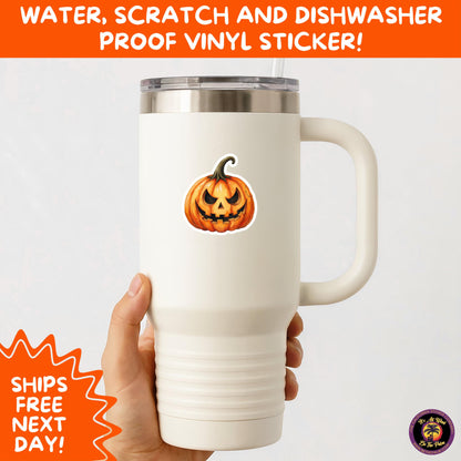 HALLOWEEN VINYL STICKERS | Spooky Ghosts, Witches, Pumpkins, Skulls and Bats – Waterproof Halloween Sticker Pack for All Ages