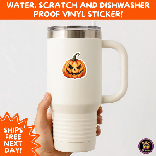 HALLOWEEN VINYL STICKERS | Spooky Ghosts, Witches, Pumpkins, Skulls and Bats – Waterproof Halloween Sticker Pack for All Ages