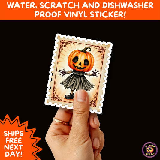 HALLOWEEN VINYL STICKERS | Spooky Ghosts, Witches, Pumpkins, Skulls and Bats – Waterproof Halloween Sticker Pack for All Ages